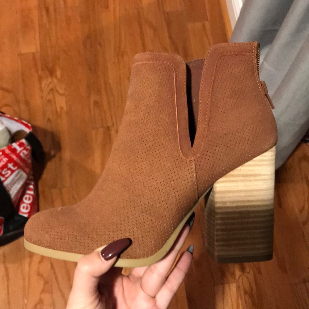 Brown booties